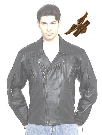 Black Pistol Pete II Jacket - Soft Leather