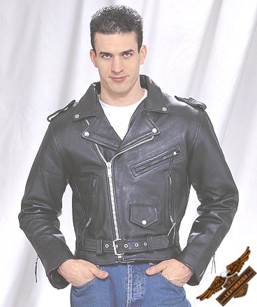 Classic Black Jacket - Soft Leather