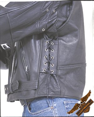 Classic Black Jacket - Split Cowhide Leather