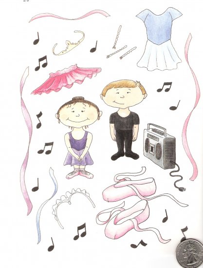 Ballet dancer, tutu, ballerina, toeshoes, bobbypins
