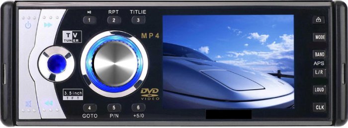 3.5-inch TFT Monitor and TV Tuner, USB Port and SD/ MMC/ MS Card