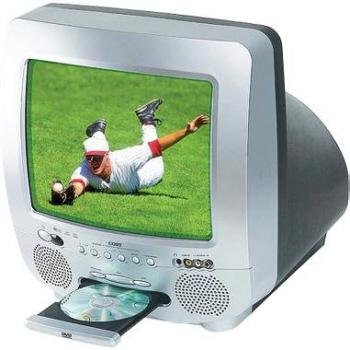 Coby 13" Color TV With DVD Player