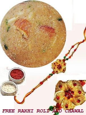 Haldirams Churma Ladoo + Rakhi Kit