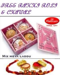Haldirams Mix Meva Laddu 1 kg + Rakhi Kit