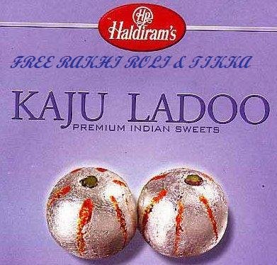 Haldirams Kaju Ladoo + Rakhi Kit