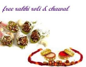 Haldirams KAJU Chocolate pan + Rakhi Kit