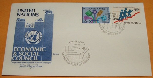 United Nations Economic and Social Council First Day Cover
