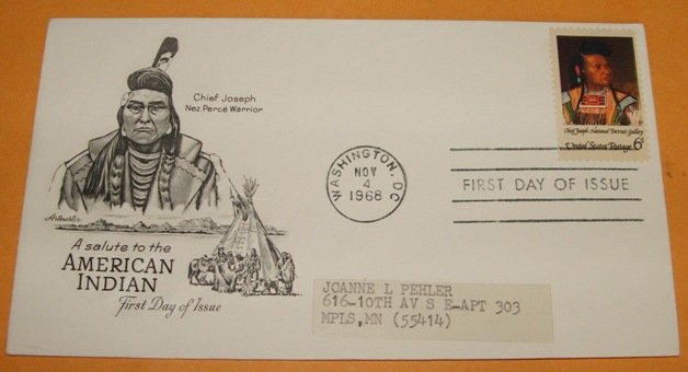 A Salute to the American Indian First Day Cover (FDC)