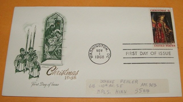 Christmas 1968 First Day Cover (FDC)