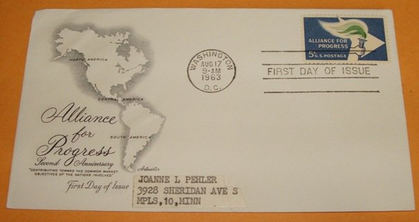 Alliance For Progress First Day Cover (FDC)