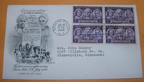 100 years of the progress of women first day cover 1948 (FDC)