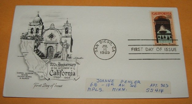 200th Anniversary of the Settlement of California First Day Cover (FDC)
