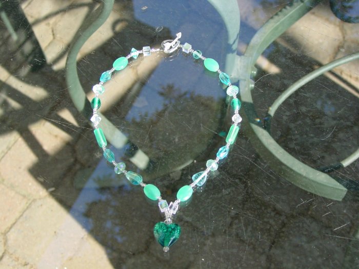 Summer blue necklace!