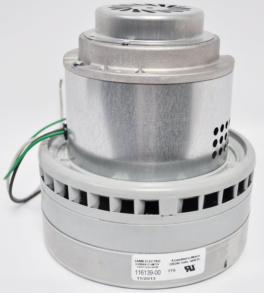 Ametek Lamb Motor 3 Stage 7.2 PD BB 220 Volt 116139-00