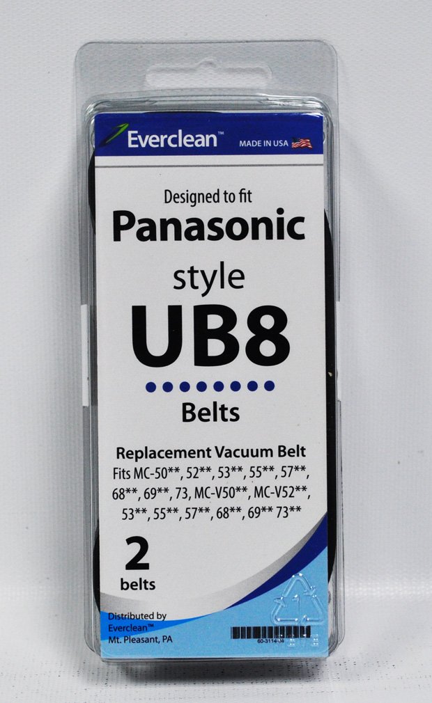 Generic Panasonic Style UB8 Vacuum Belts 2 Pack