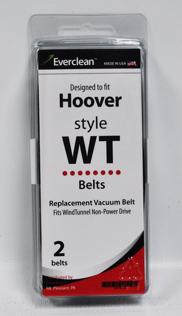 Generic Hoover Wind Tunnel Non-Power Drive Vacuum Belts 2 Pack