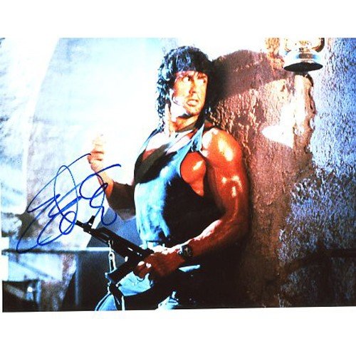 SYLVESTER STALLONE AUTOGRAPH PICTURE SEXY ORIGINAL 8X10 FOR SALE