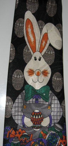 Steven Harris novelty necktie Easter Bunny