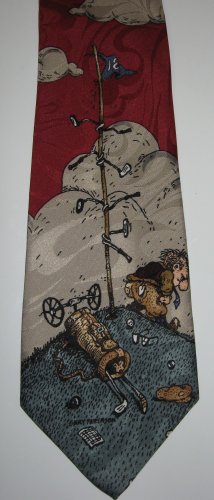 Balancine Hot Cakes man's golfing tie Gary Patterson