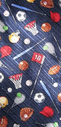Van Heusen 100% Silk Sports Insignias boy's necktie