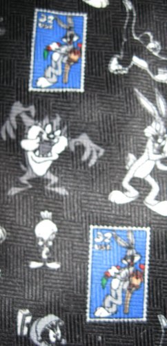 Warner Bros colorful necktie Looney Tunes Mania