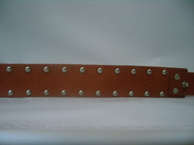 Authentic Calvin Klein brown leather women's belt