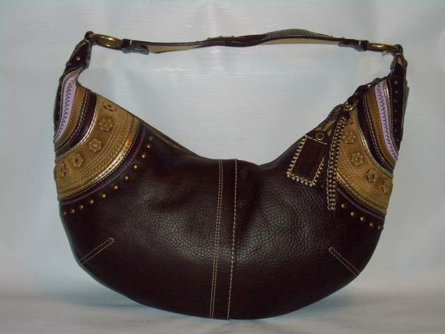 Coach Leather Stitch Large Hobo handbag 10478