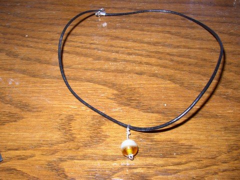 Two Tone Orange Necklace