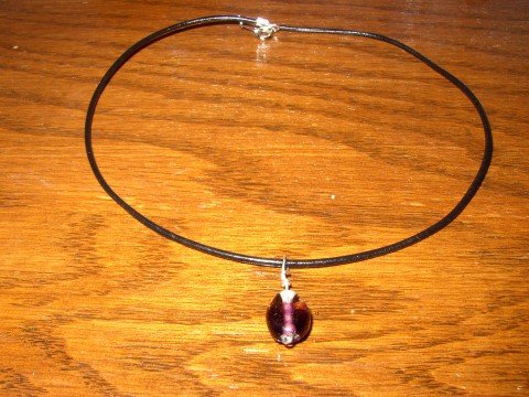 Two Tone Purple Necklace