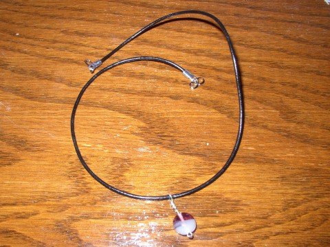 Two Tone Purple White Necklace