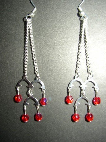 Red Chandeliers