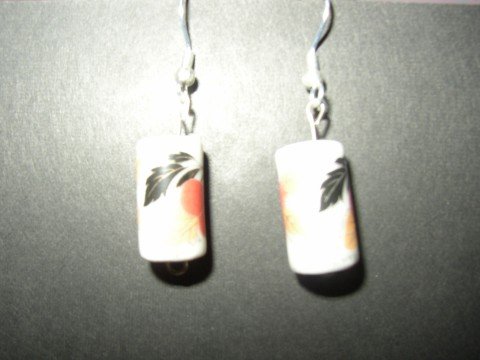 Asian Ceramic Earrings