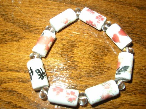 Asian Ceramic Bracelet