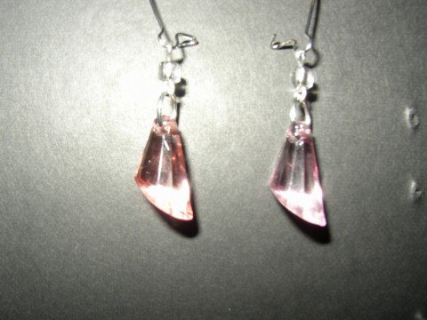 Pink Cone Earring