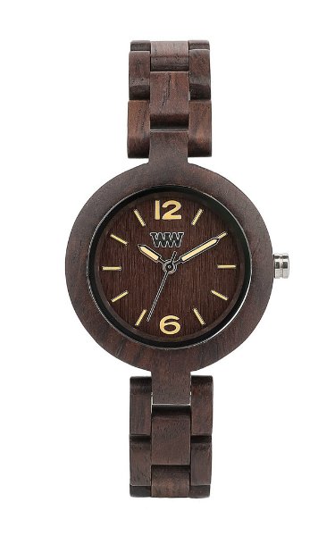 WeWOOD Mimosa Chocolate Women's Watch - Natural Wood Timepiece