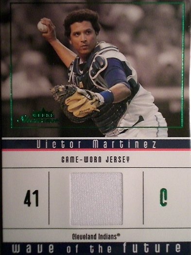 Victor Martinez 2005 Fleer Showcase Game Used Cleveland Indians