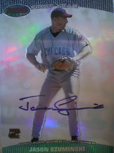 Jason Szuminski 2004 Bowmans Best Autograph First Year Card Chicago Cubs