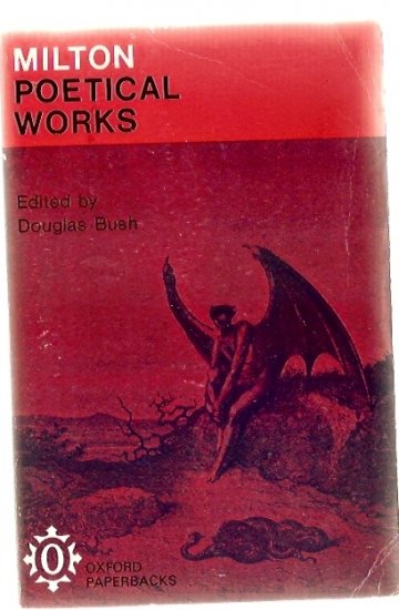 Milton Poetical Works Edited by Douglas Bush