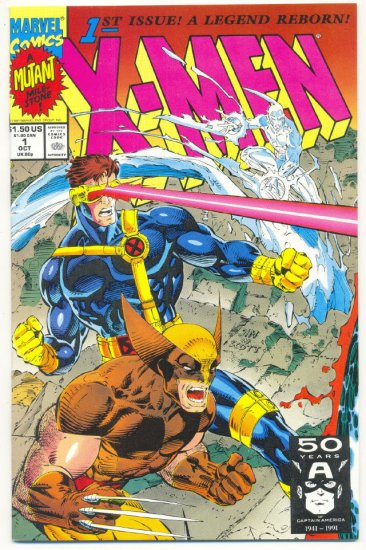 X-Men #1 Jim Lee Art 1991 Series Wolverine Cover