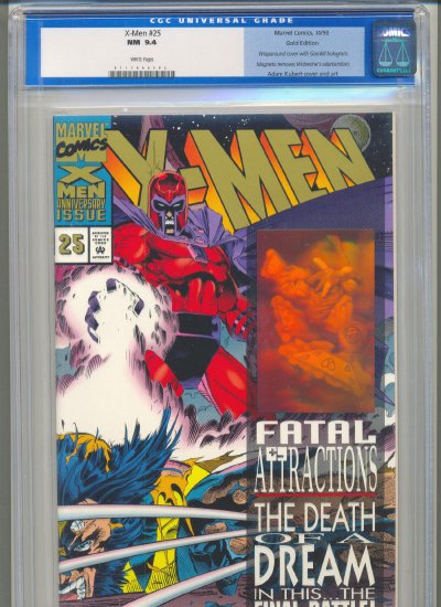 X-Men #25 Gold Variant CGC Graded 9.4 NM White
