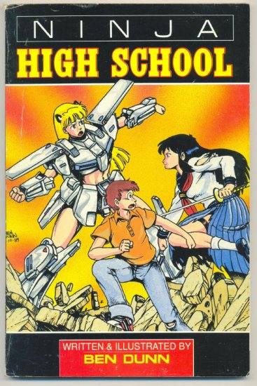 Ninja High School TPB Vol 2 Ben Dunn Art 1990 Malibu HTF Adult