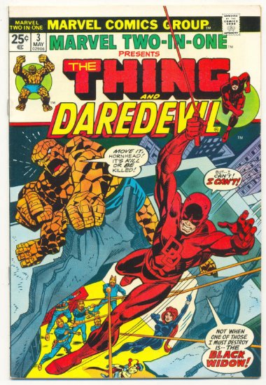 Marvel Two-In-One #3 Thing & Daredevil 1974 !