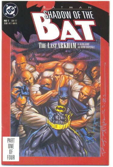 Shadow Of The Bat #1 Signed Brian Stelfreeze !