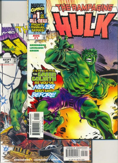 Rampaging Hulk 1 - 6 Complete 1998 Series !