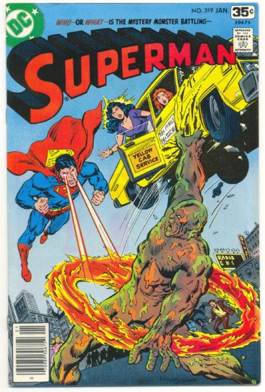 Superman #319 The Marshland Monster Swan Art 1978