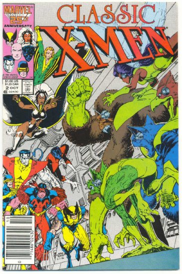 Classic X-Men #2 Art Adams Cover Rep. Uncanny #94 1986 VF/NM