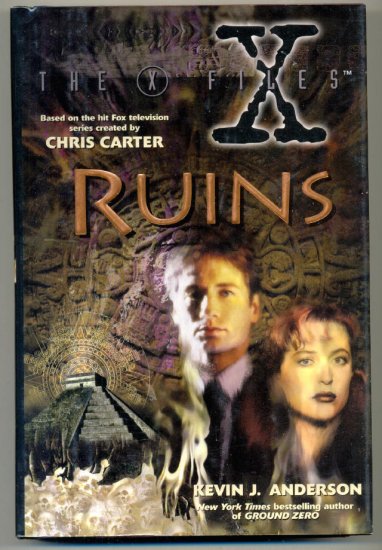 X-Files Ruins Hardcover w/ DJ Harper Collins 1996 1st Print