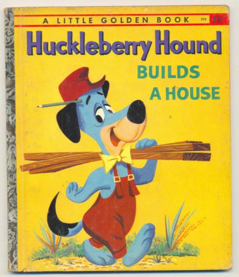 Vintage Huckleberry Hound Little Golden Book 1959 !