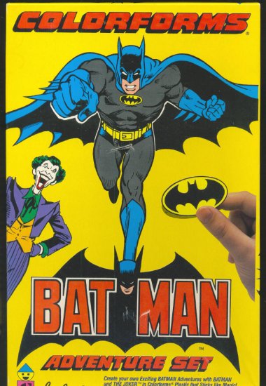Batman Colorforms Adventure Set HTF 1989 !