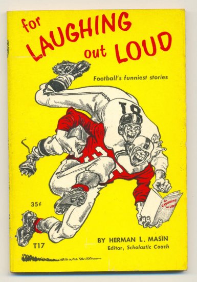 Football's Funniest Stories For Laughing Out Loud Scholastic 1964 !